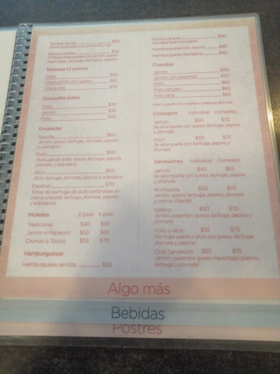 Mary's Coffee House Menu - Image 6